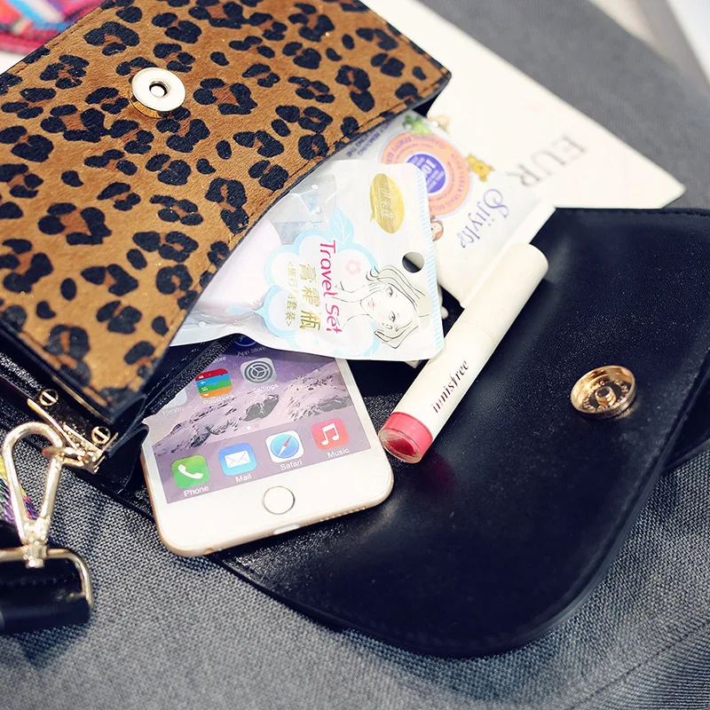 Модные леопардовые женские сумки через плечо с цветным плечевым ремнем высокого качества, сумка-мессенджер, роскошная сумка с основным клапаном, сумки через плечо