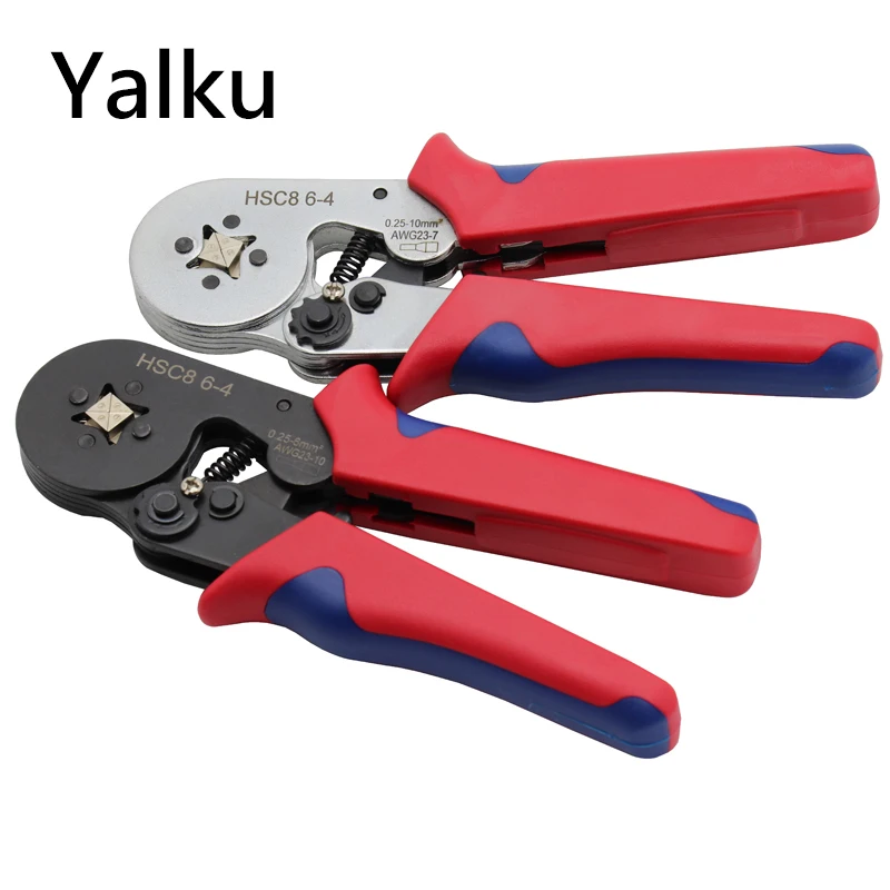 

Yalku Crimping Tools Pliers Crimper Plier Set 0.25-10mm2 Self-adjustable Ratchat Crimping Tool Cable Crimp Tools Hand Tool