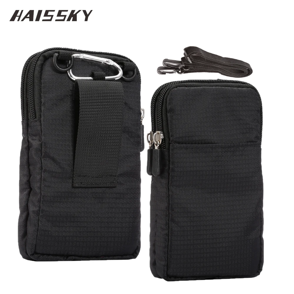 HAISSKY New Sports Wallet Mobile Phone Bag For Multi Phone Model Hook Loop Belt Pouch Holster Bag Pocket Outdoor Army Cover Case HAISSKY New Sports Wallet Mobile Phone Bag For Multi Phone Model Hook Loop Belt Pouch Holster Bag Pocket Outdoor Army Cover Case