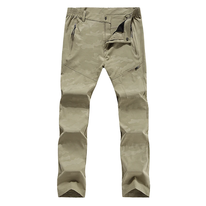 Mountainskin 6XL hombres de secado rápido Pantalones suaves al aire libre Trekking Camping senderismo pesca caza pantalones Sweatpants para mujeres VA238