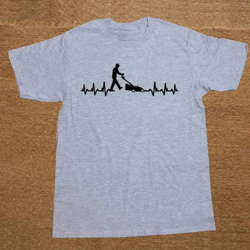 

Its In My HeartBeat Greenkeeper T Shirt Gardening Gardening T Shirt Cotton Men