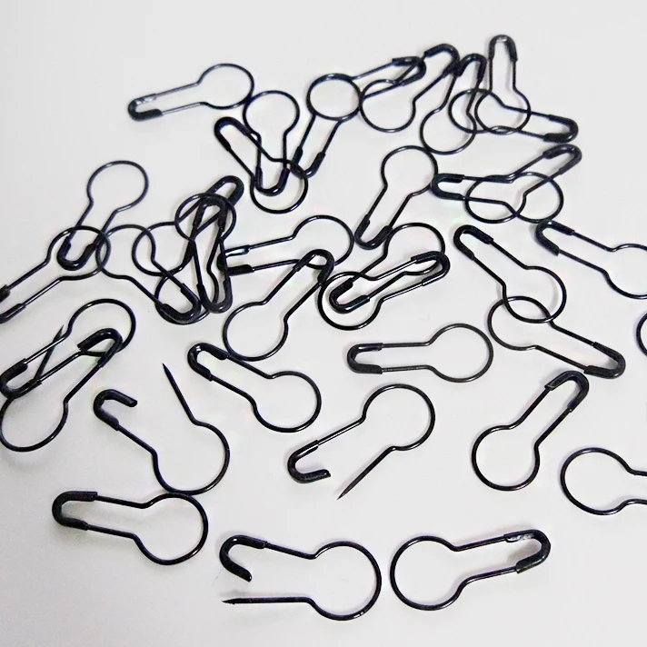 many colors safety pins,silver gold black Calabash pin,garment accessories components,garment