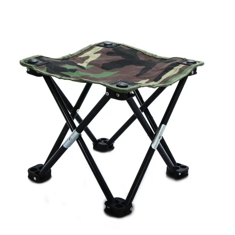 29 * 29 * 27cm Foldable Fishing Camping Chair Portable Outdoor Stool Fishing Chairs Camouflage