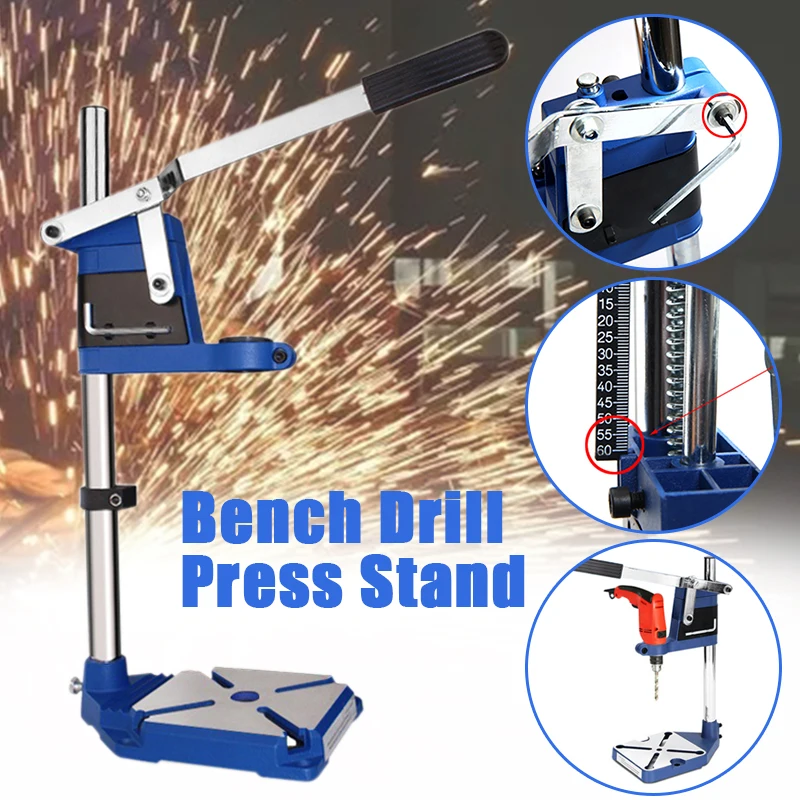 

Adjustable Workbench Repair Tools Universal Bench Clamp Drilling Press Stand Hand Bench Vise Rocker Drill Stand