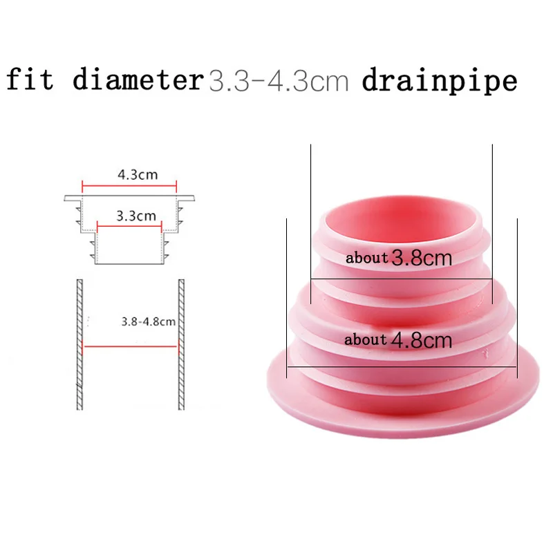 2 шт./vanzlife уплотнительная крышка для туалетной канализации, крышка для стиральной машины, сливная труба, покрытие для слива, кухонная водопроводная труба, дезодорант, уплотнительная пробка
