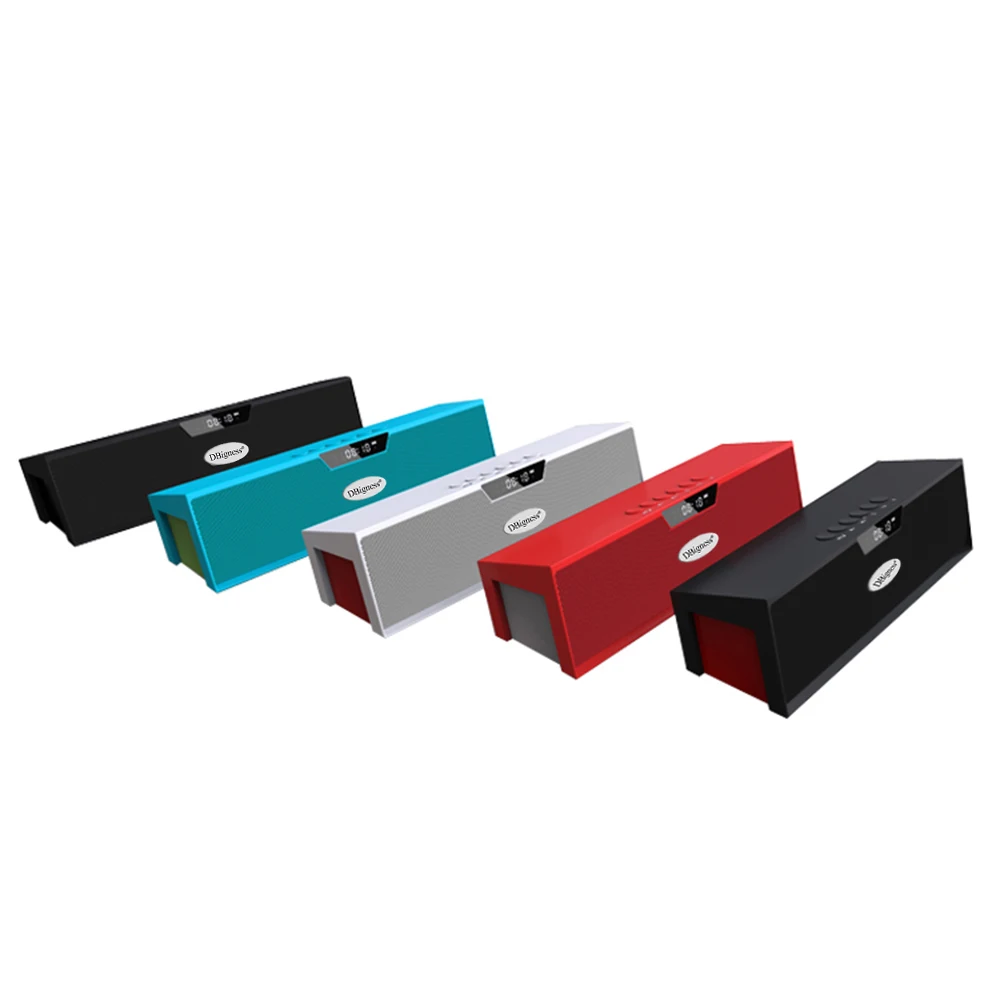 FM радио беспроводной Bluetooth динамик будильник портативное с цифросветодиодный USB