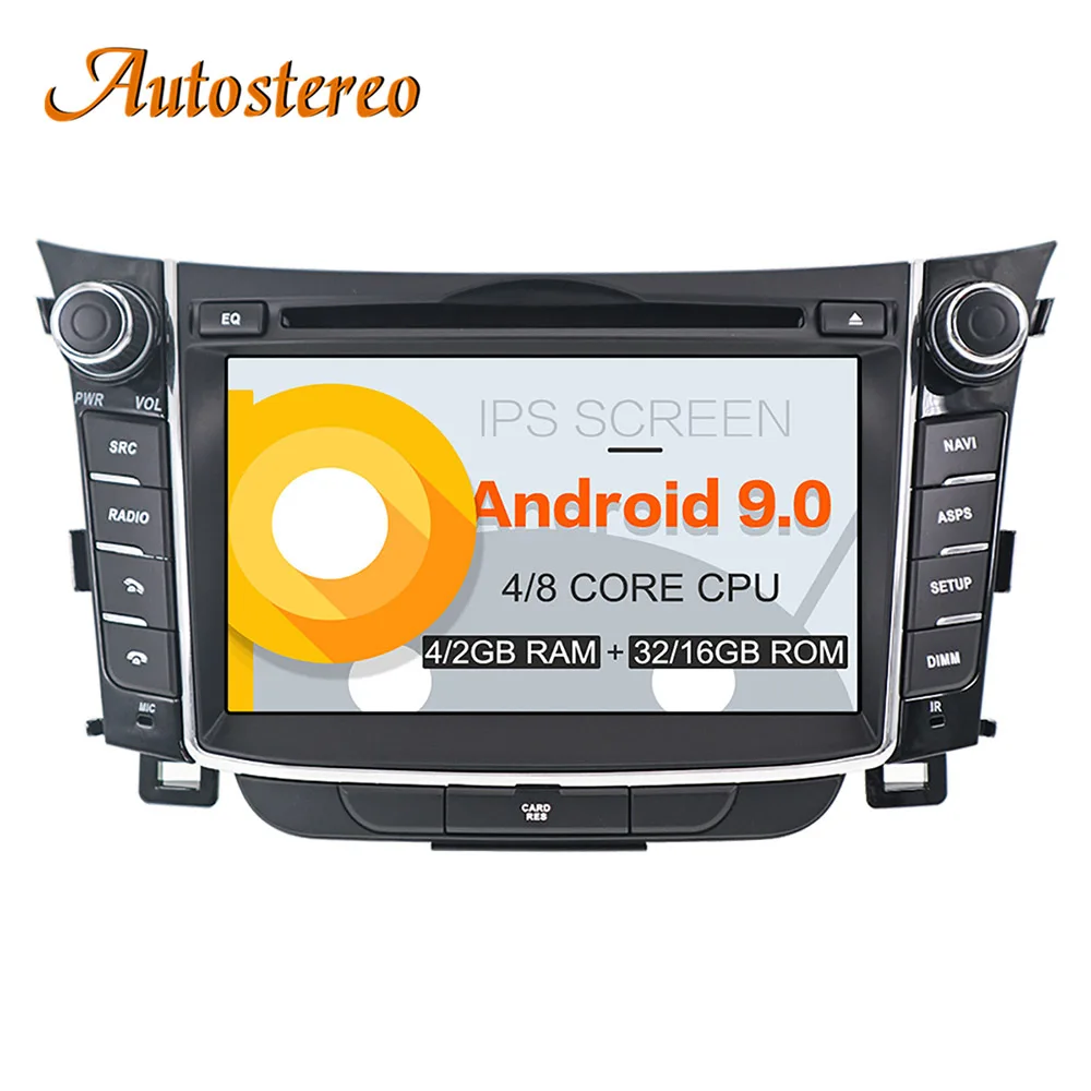 Android 9 PX5/PX6 автомобильный dvd-плеер gps навигация головное устройство для hyundai I30 Elantra GT 2012+ мультимедийный плеер радио магнитофон