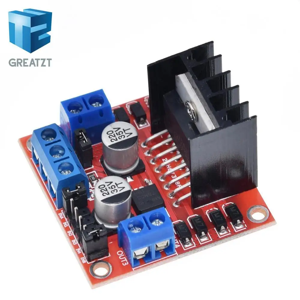 1PCS Special promotions 1pcs/lot L298N motor driver board module L298 for arduino stepper smart car robot|l298n driver|module l298nmodules cars |