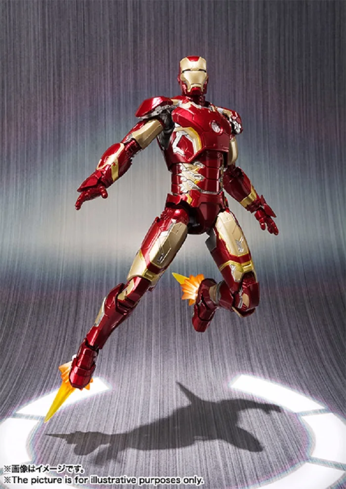 SHF Marvel Ironman 15cm Super Hero Avengers Iron man BJD Figure Model Toys