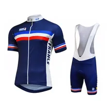 ФРАНЦИЯ НАЦИОНАЛЬНАЯ СБОРНАЯ С КОРОТКИМ РУКАВОМ ВЕЛОСПОРТ ДЖЕРСИ ЛЕТО ЗАДЕЙСТВУЯ ОДЕЖДА РОПА CICLISMO+ БИБ ШОРТЫ 3D ГЕЛЬ PAD НАБОР