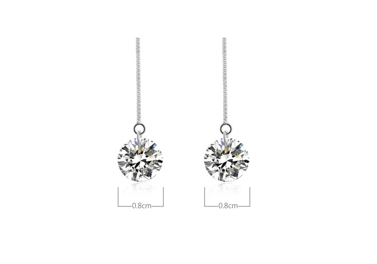 Женские серьги гвоздики серебристого цвета с кристаллами|wire jewelry tools|wire displayjewelry