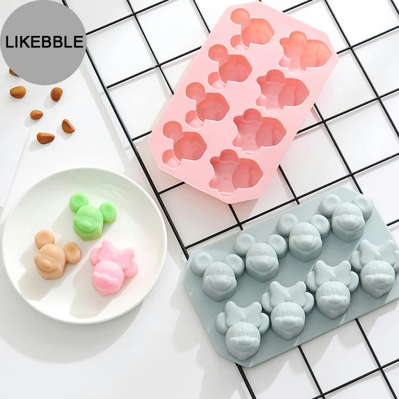 

Cartoon Silicone Cake Mold Dessert Baking Tools Non-stick Cake Mold Jelly&Candy Handmade Soap Mold 3D Cake Decoration