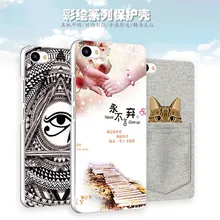 Para meizu caso u10 capa plástica dos desenhos animados borda transparente back cover caixa do telefone para meizu u10 (5.0 polegada)