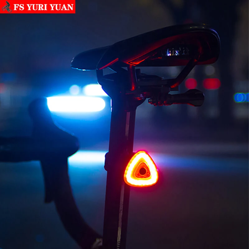 

Waterproof Intelligent Bicycle Lights Brake Warning Automatic Sensing Cycling MTB Road Bike Tail Rear Light Lamp Accessories
