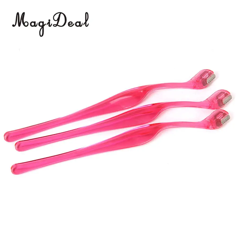 Hot Sales 3 Pieces Eyebrow Blade  Afeita Facial Cosmetic Makeup Beauty Rose For Woman Beauty Make up Tools High Quality