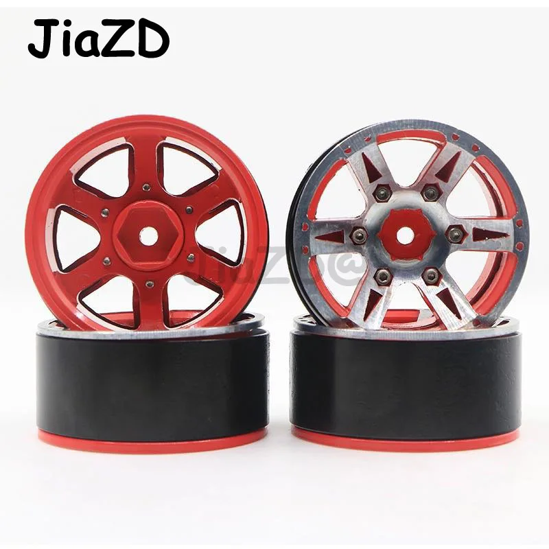 

4Pcs Rc Rock Crawler Wheel Rim 1.9 Inch Beadlock For 1/10 Axial Scx10 90046 Tamiya Cc01 D90 D110 Tf2 Traxxas Trx-4 XC60