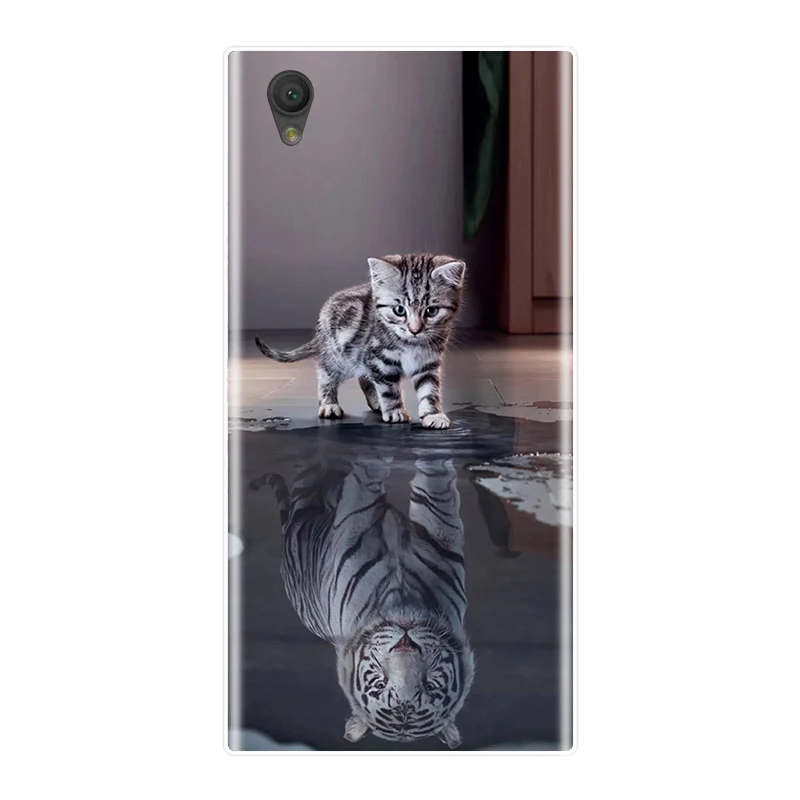 ل كوكه سوني xperia L1 حالة G3311 G3312 G3313 حالة لينة غطاء من البولي يوريثان الحراري لسوني E xperia L1 غطاء لسوني xperia L1 سوني L1 G3311