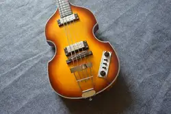 Livraison Gratuite фламме клен СИД сторона Hofner icone серия Винтаж violon guitare basse allemande basse guitare avec etui сток