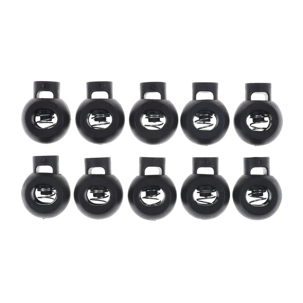 10pcs Plastic Shoe Lace Shoelace Buckle Rope Clamp Cord Lock Stopper