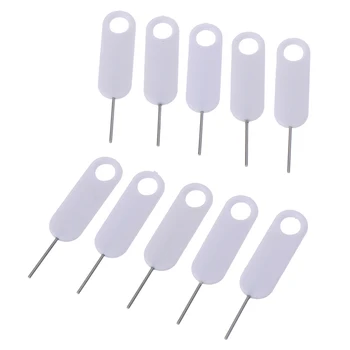 

10Pcs Sim Card Tray Removal Pin Eject Opener Tool for Smartphones Tablets