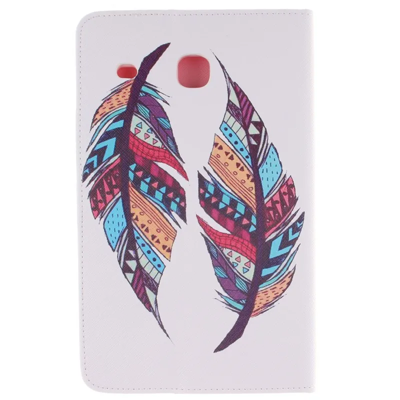 2 Leaves PU Leather Stand Case For Samsung Galaxy Tab E 8.0 Case T377 T375 T377V SM-T377V Case Protector Tablet Wallet Cover Bag (37)