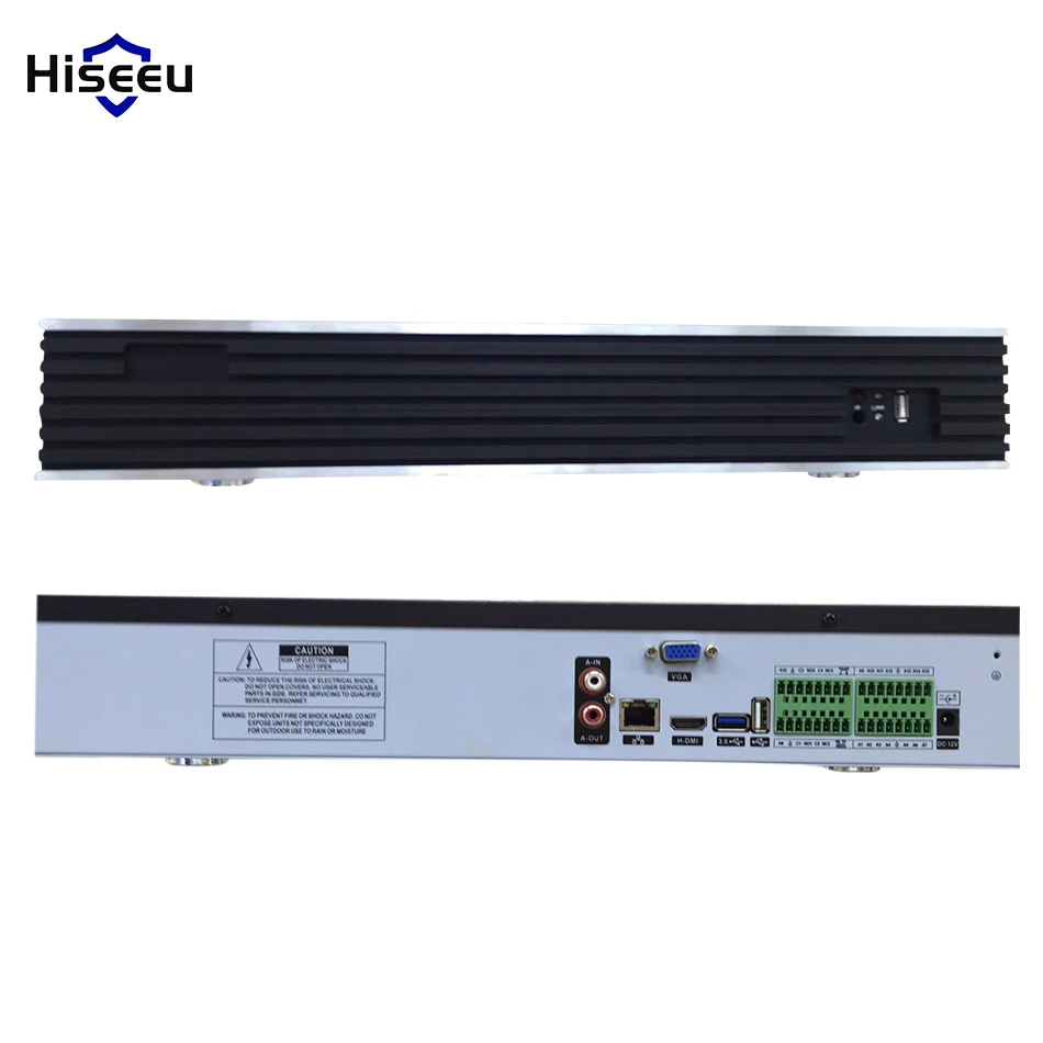 Hiseeu H.265 16CH NVR 4K VGA HDMI ONVIF P2P Network