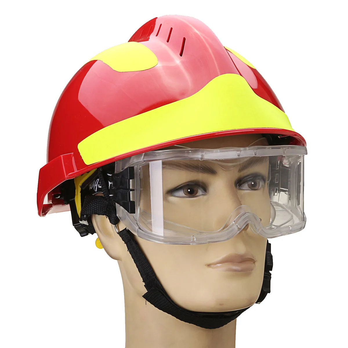 Спасательный шлем пожарный защитные очки Защита безопасности на рабочем месте пожарная защита 53 см-63 см