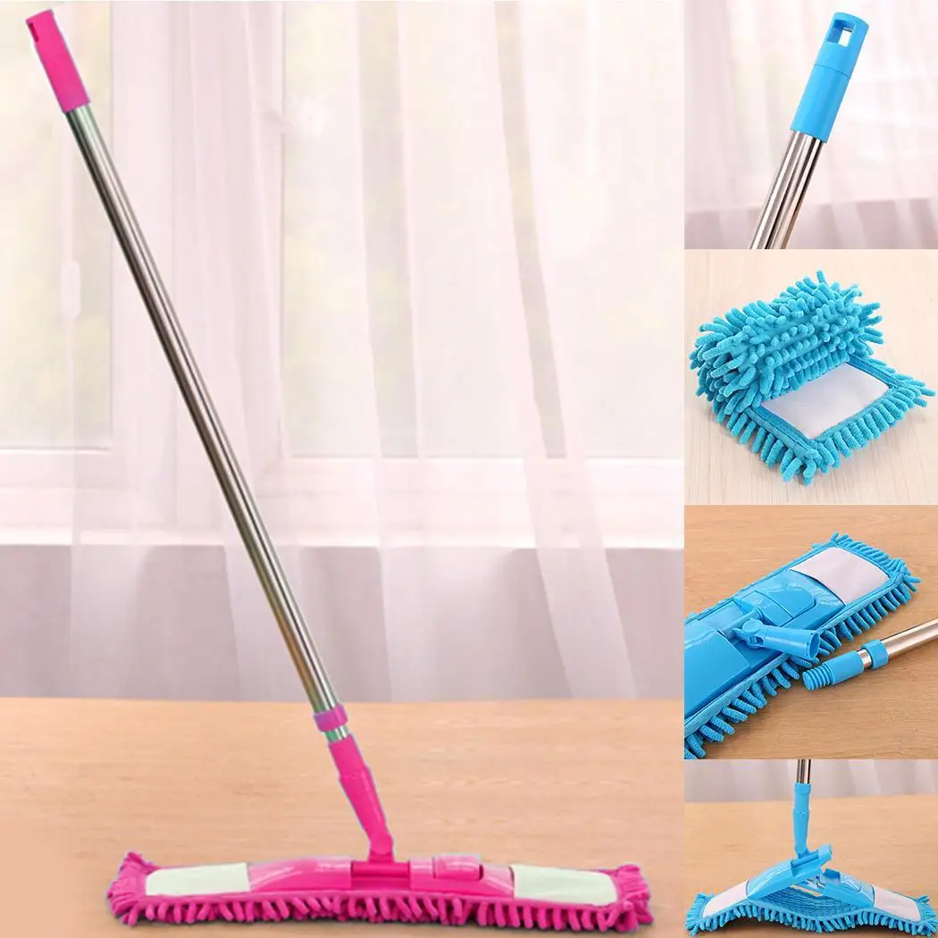 Automatic Hand Push Cleaning Sweeping Tool Without Electricity Household Lazy Sweeper Broom 360 Degree Rotating