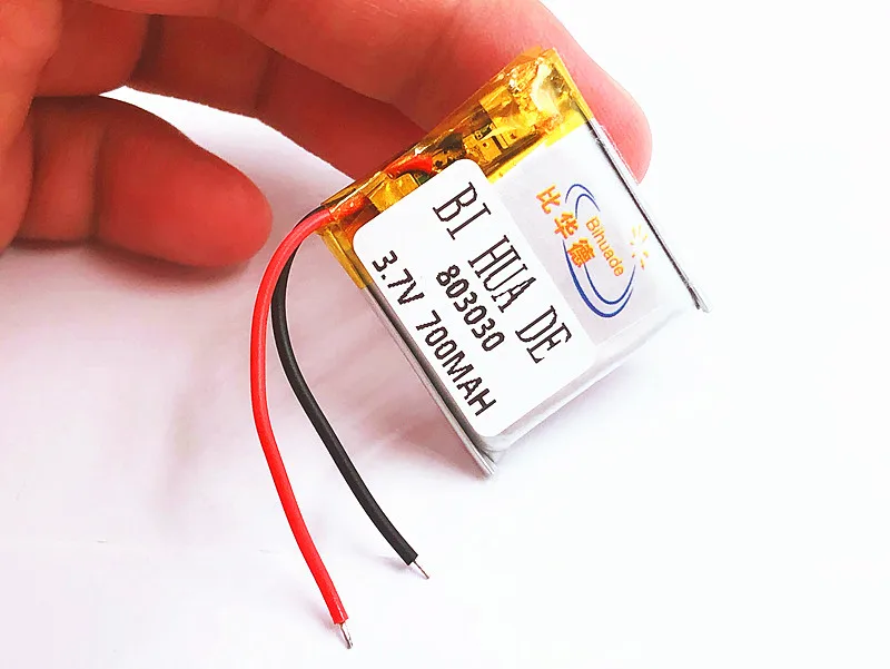 803030 bluetooth-колонки 700 mAh навигатор 3,7 V полимерный литий-ионный аккумулятор для смарт-часов MP3 MP4 игрушки, светодиодные лампы