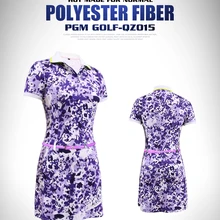 Высокое качество! PGM счетчик подлинный гольф печати платье женская юбка Спортивная одежда эластичный тонкий