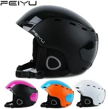 AS FISH Portable Ski Helmet Integrally-molded Snowboard Sports Helmet Men Women Skating Skateboarding Skiing Helmet oshow ski helmet for adult half covered snowboard helmet sports helmet women helmet covers safety skate light