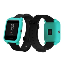 Мягкий силиконовый защитный чехол FIFATA для Xiaomi Huami Amazfit Bip Bit youth, Сменный Чехол для часов Amazfit, аксессуары для часов