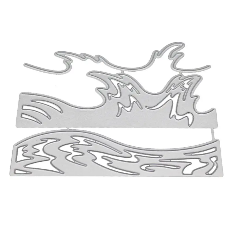 

Wave Metal Cutting Dies Stencil DIY Scrapbooking Album Stamp Paper Card Embossing Craft Decor
