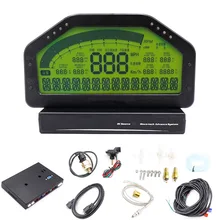 9000rpm Rally Gauge Car Dash Race Display Gauge SENSOR KIT Dashboard LCD Screen Waterproof High Accuracy