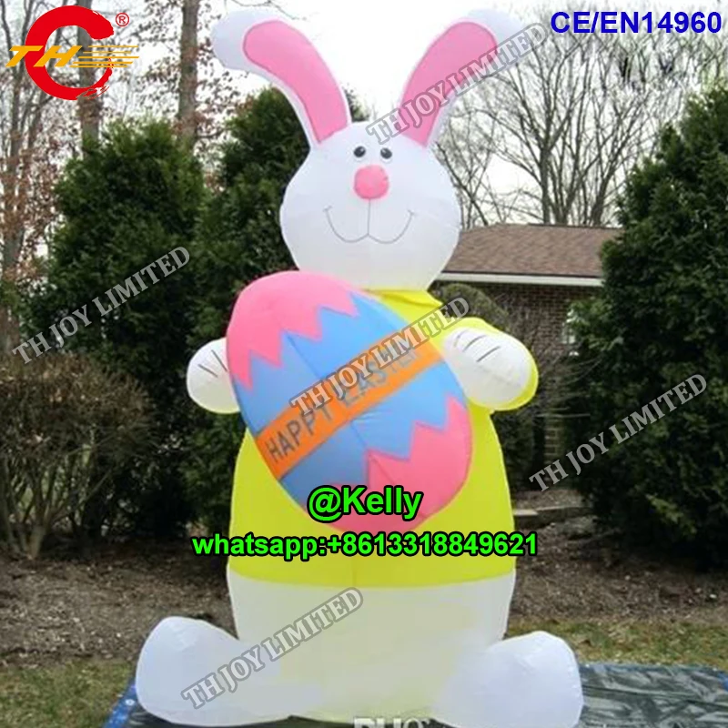 Paskah Inflatable Kelinci Kartun Holding Telur Paskah Untuk Dijual Inflatables Iklan Besar Kelinci Paskah Kelinci Tiup Penjaga Aliexpress