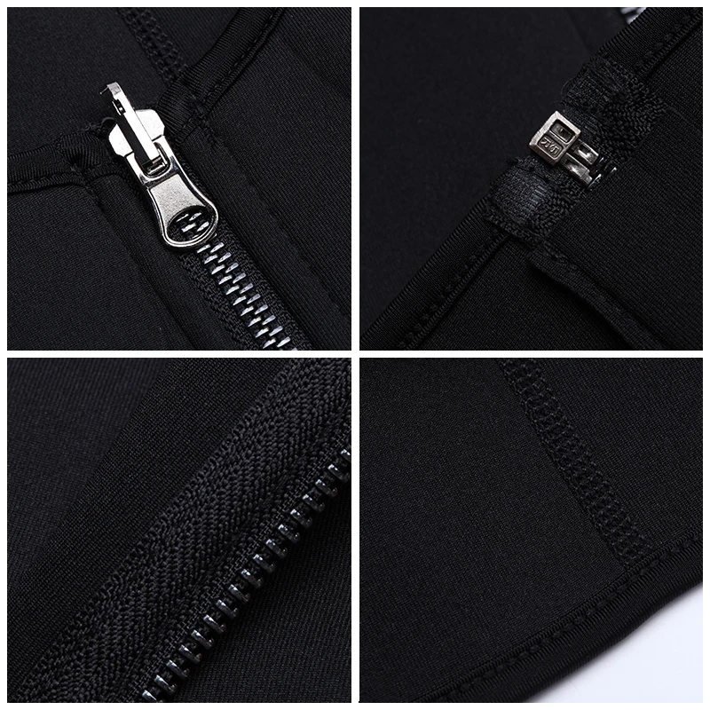 Мужской тренировочный жилет для пота и талии Неопреновая футболка тренировок с