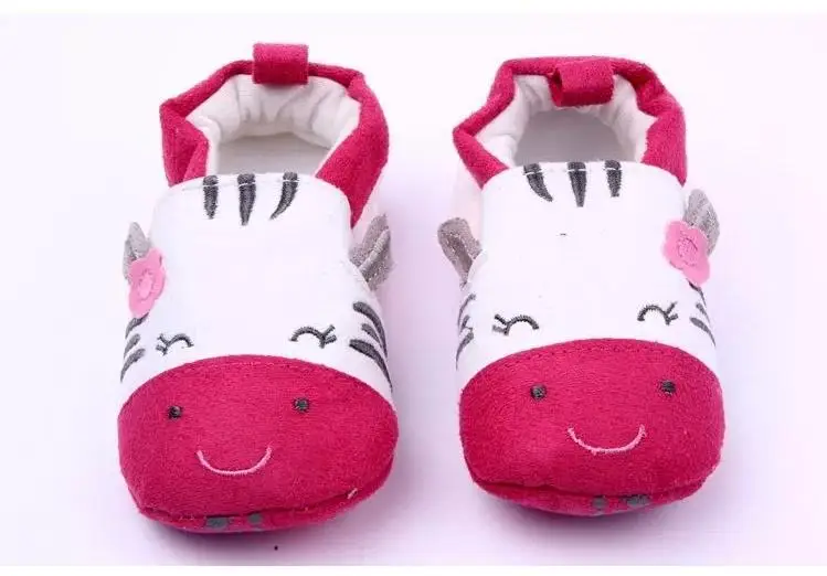 Горячая Распродажа, милая детская обувь унисекс в полоску с цветочным рисунком для детей 0-12 месяцев, нескользящая детская обувь с мягкой подошвой, 12 см - Цвет: 3