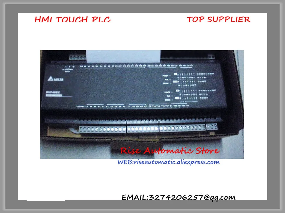 DVP48EC00T3 Delta PLC EC3 series 100-240VAC 28DI 20DO New Original Transistor output new original delta plc eh3 series 100 240vac 24di 16do transistor output dvp48eh00t3