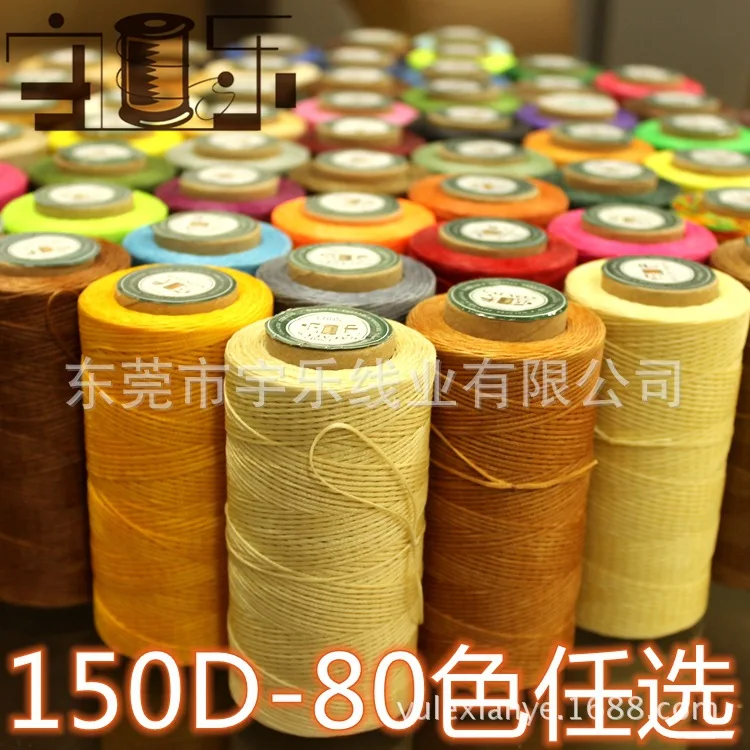 1pcs 150D/0.8mm 160m Cord Waxed Thread Wax DIY String Linen Stitching Bracelet Jewelry Spool Leather Craft Sewing|Нитки для пряжи| |