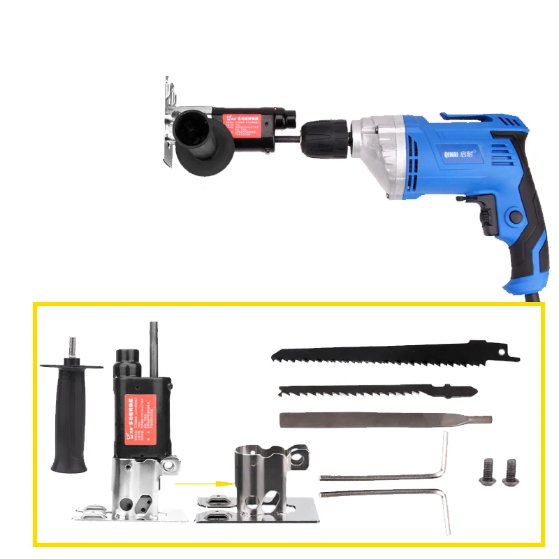 

Electric Drill Modified Reciprocating Saw Jigsaw Electric Trowel Multifunction Household Tool Converter Polishing And Cutting