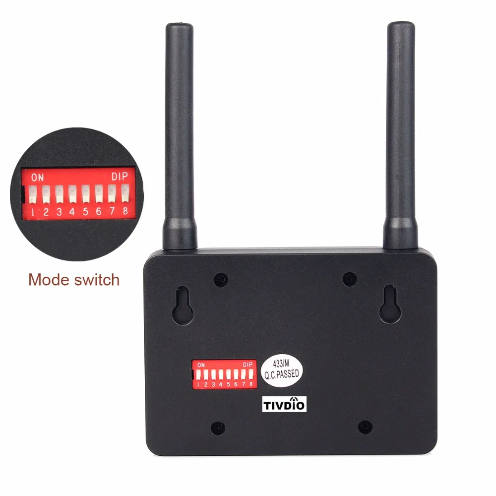 Amplificador de Sinal Extensor para Botão rf sem Fio Repetidor Aprendizagem Código Chamada 433 Mhz F4408a 500 mw - Imagem 3