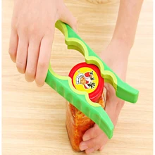 Abridor de Garrafa de Cerveja Abridor De Frasco De Cozinha Acessórios de Cozinha Gadgets 4 em 1 Prático Anti-slip Pode Tampa de Rosca abridor de Garrafa