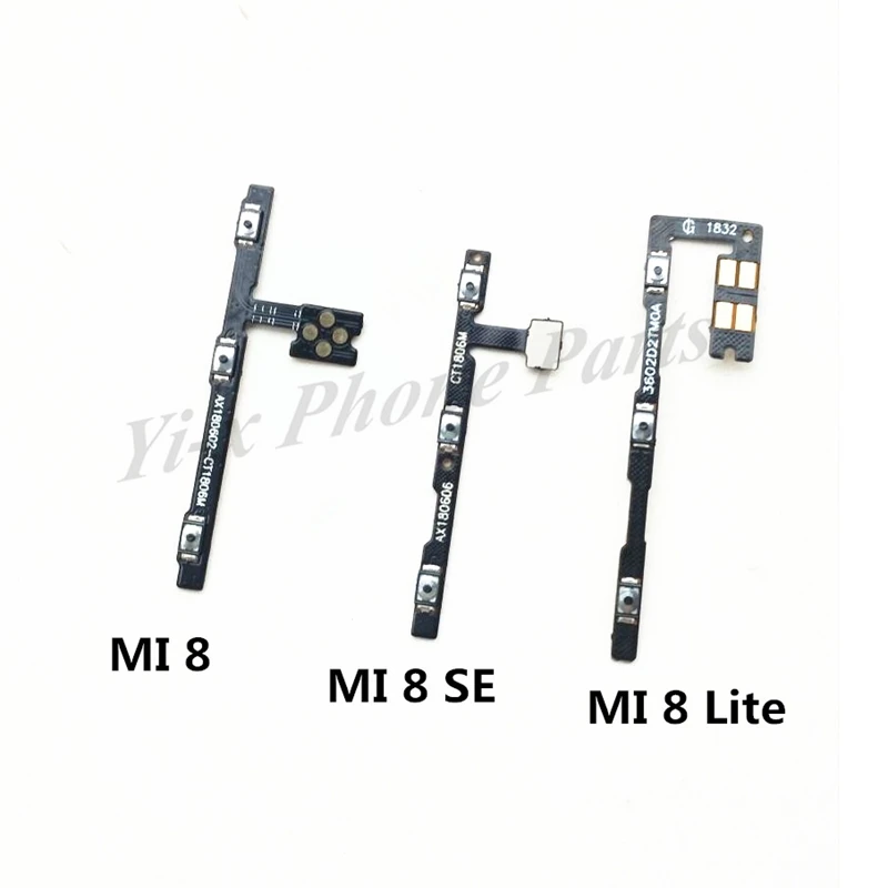 

1x Power on off & Volume up down Flex Cable For Xiaomi 8 SE Lite Mi 8 SE Mi8 SE Lite