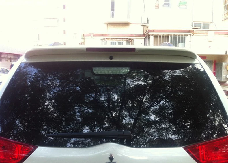 Спортивный спойлер для mitsubishi pajero 2009 2015 спортивный с зажигалками цветной заднего