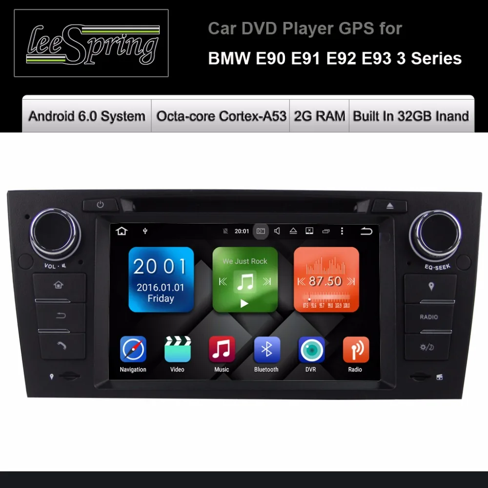 Android 6.0 Car DVD Player For BMW E90 E91 E92 E93 3 Series Radio GPS