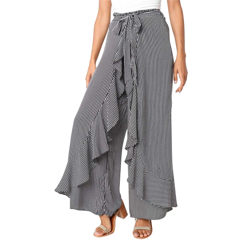 striped beach pants