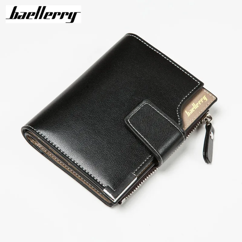 Короткие мужские кошельки Baellerry из натуральной и искусственной кожи мужской