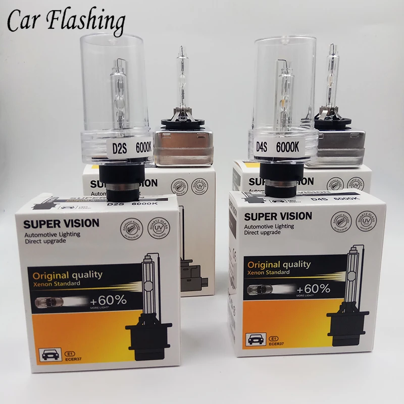 

Car Flashing 1Pair D1S D2S D3S D4S xenon HID Bulbs HID headlight bulb D2 D3 D4 D1R D2R D3R D4R headlamp 4300K 6000K 8000K 10000K