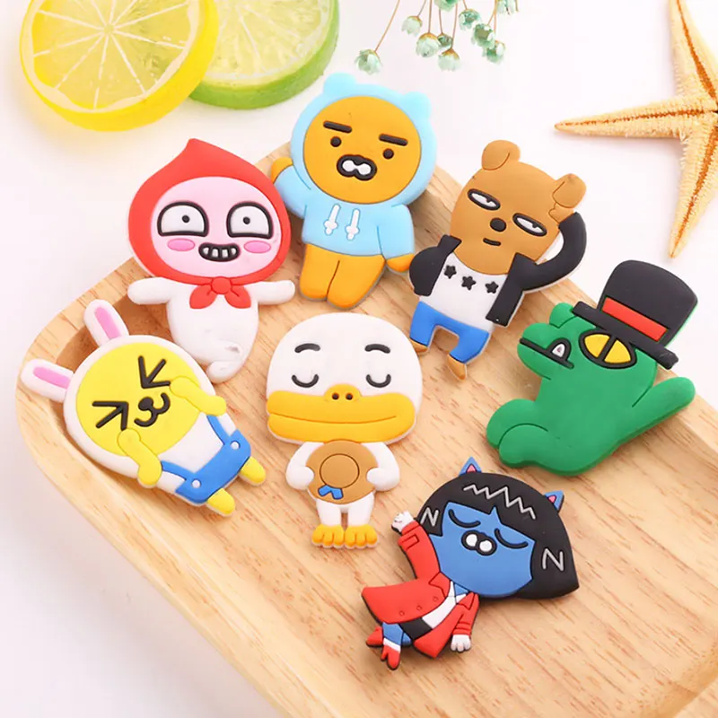 

1 pcs silicone Cartoon anime fridge magnets whiteboard Leave message sticker Refrigerator Magnets Kids gifts Home Decoration