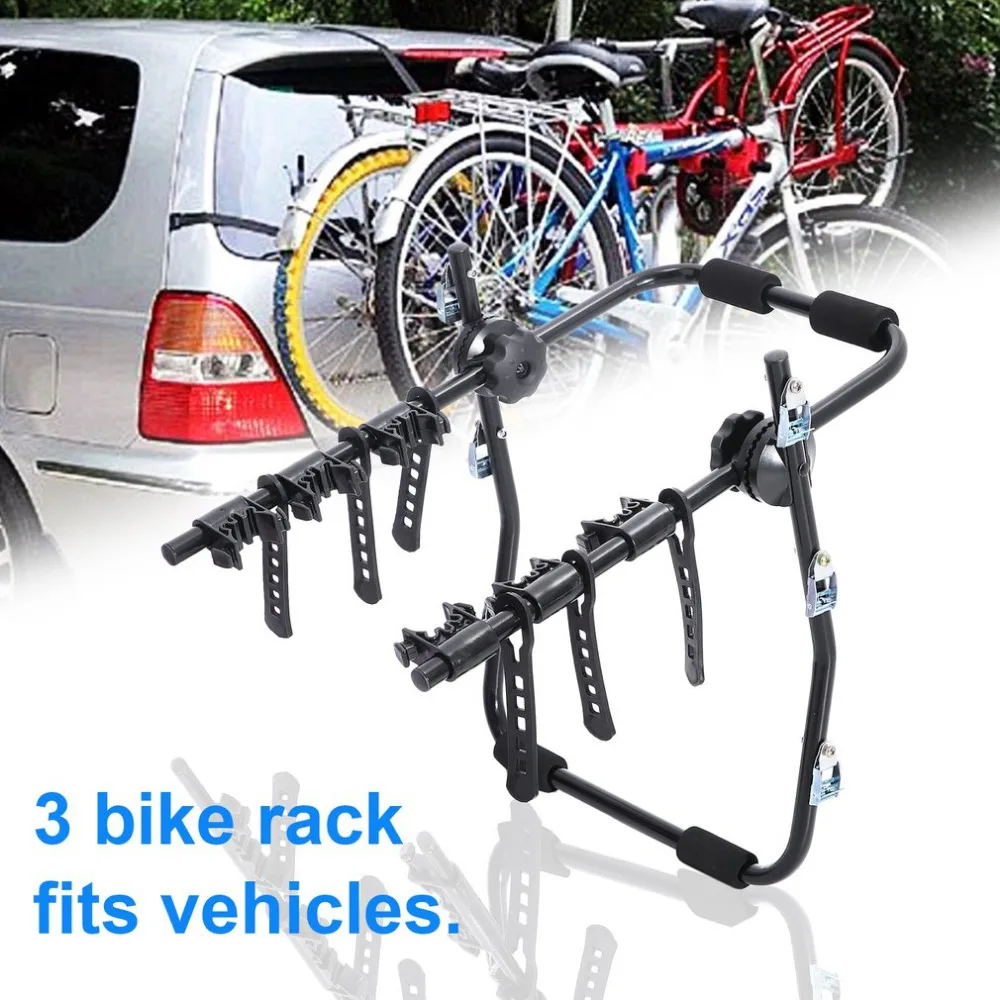 

Newest Professional for 3 Bike Mount Carrier For Car MTB Carrier Car Racks Car Frame Rear Cycling Bicycle Rack Holder For Travel